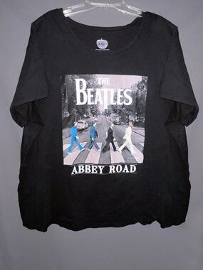 The Beatles Black Abby Road T-shirt